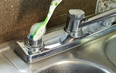 Clean Grime around the Faucets – DIY